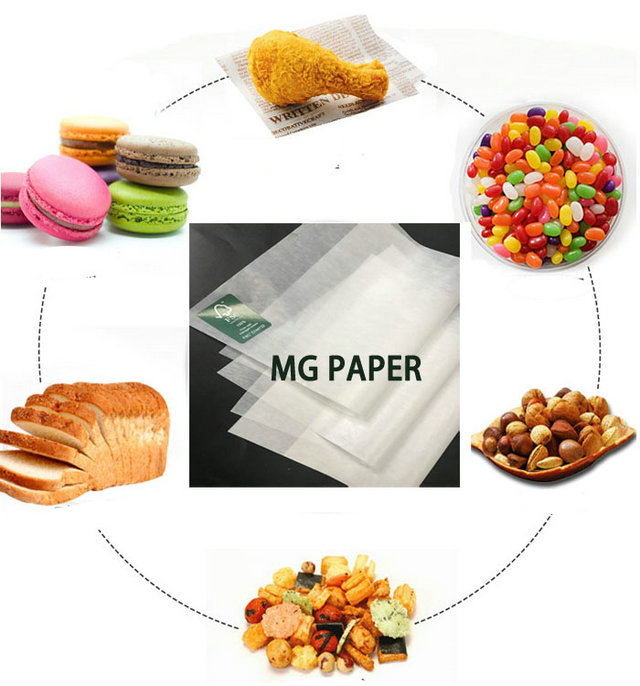 Влагостойкий 45/кренов бумаги MG белых Kraft 50 граммов для создания программы-оболочки еды