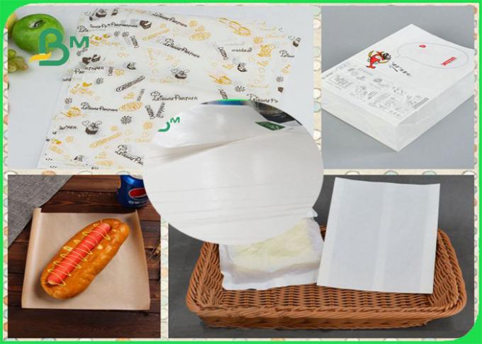 Бумага белых качества еды 30гсм 40гсм одного ФСК покрытая стороной/коричневого цвета ремесла для бумажных мешков