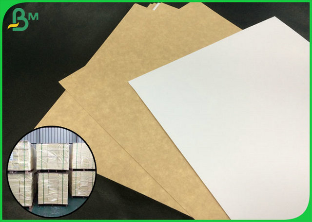 Покрытая девственницы бумага 100% Крафт для делать воздушным фильтром бумажную доску