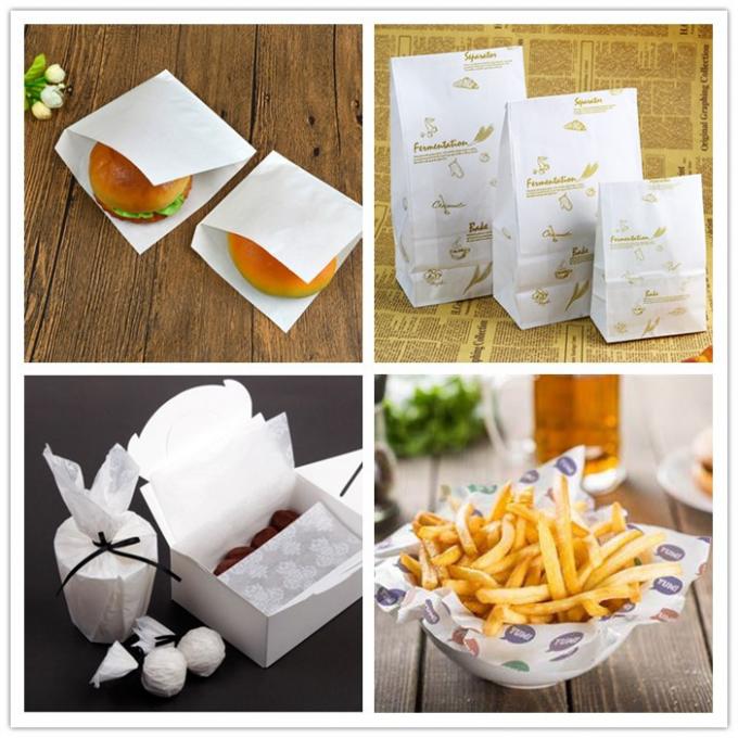 Сторона качества еды одного покрыла белую бумагу Kraft для упаковочной бумаги еды