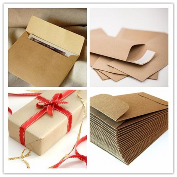 Recyclable Unbleached бамбуковая бумага Брауна Kraft пульпы для конвертов сумки