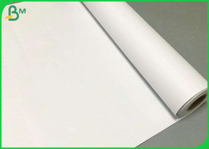 Миллиметровая бумага Rolls 50GSM одежды К бумаге печати белого цвета 120GSM струйной