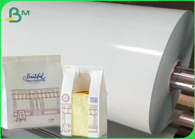 Жиронепроницаемое PE 40gsm 50gsm покрыло крен Kraft бумажный для сумки упаковки хлеба