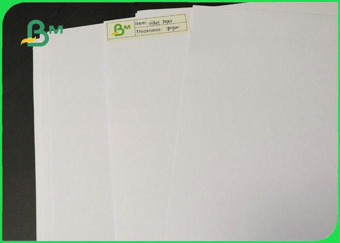 лист 61 * 86cm смещения 55gsm 60gsm белый Uncoated Woodfree бумажный для книг