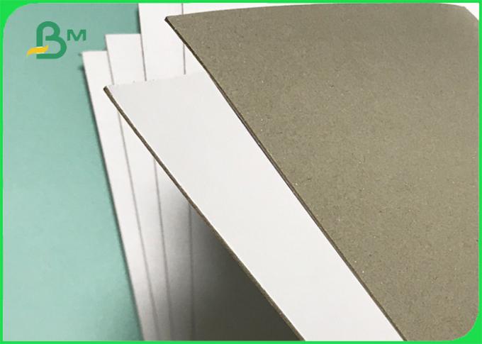 Повторно использованный белый paperboard 1.2mm 1.5mm толстое C1S прокатал двухшпиндельные листы доски