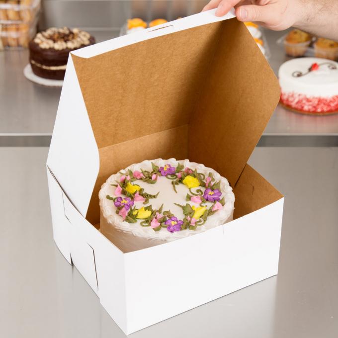 белизна качества еды 350gsm покрыла бумагу коробки еды древесины задней части Kraft бумажную