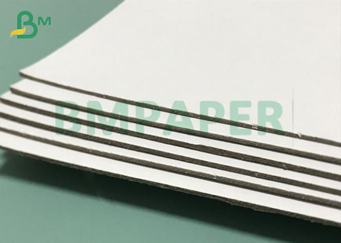 листы доски дуплекса задней части толстого картона 0.8mm до 3mm белые прокатанные серые