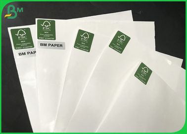 Жиронепроницаемая бумага с покрытием ПЭ, бортовая глянцевая бумага 160гсм+10г одно для упаковки еды