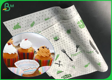 Бумага держателей пирожного качества еды 30гсм 35гсм 38гсм 100% безопасная для паковать