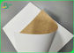 Задней части Kraft верхней части качества еды 250gsm 300gsm упаковка еды белой бумажная Printable