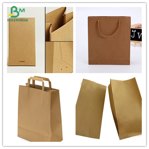 Желтый/белизна/упаковочная бумага качества еды Брауна для коробок & сумок еды