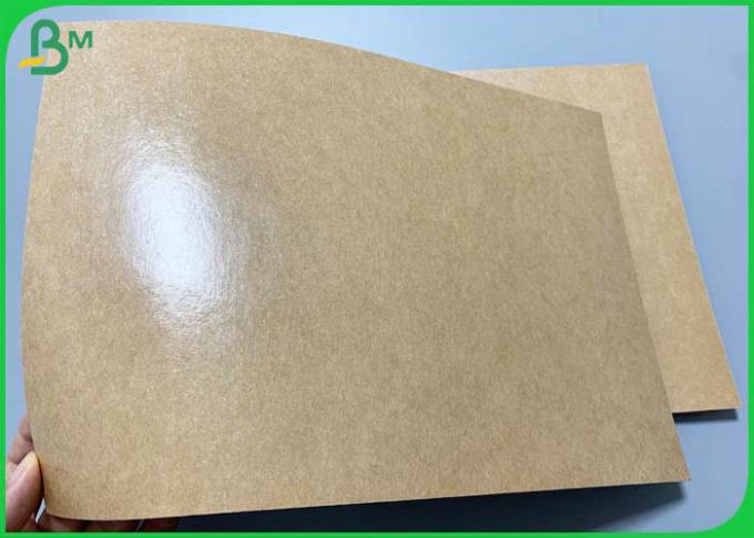 Бумага качества еды покрытая PE 300g Kraft для устранимой французской коробки картофеля фри