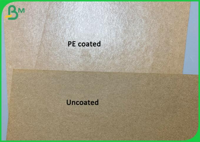 PE покрыло бумагу 300g Брауна Kraft для делать устранимую водоустойчивую коробку еды