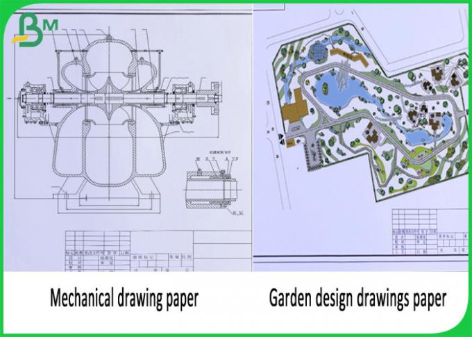 620 x 50m mm бумаги прокладчика для толщины чертежа дизайна 20lb сада