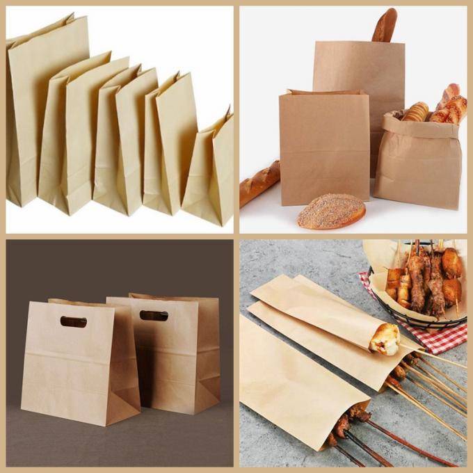 бумага kraft коричневого цвета сумки качества еды