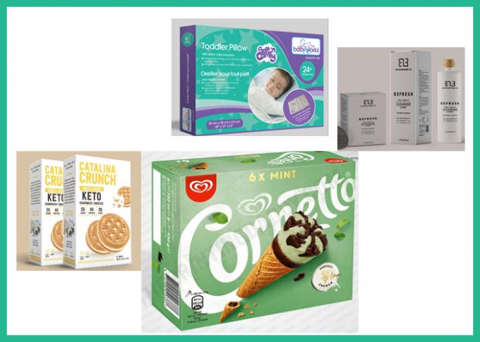 доска упаковки еды 350g для коробки Eco печенья дружелюбного и Recyclable