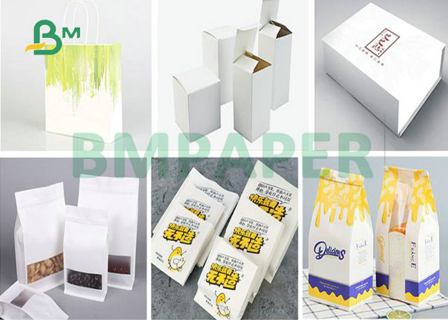 150gsm 170gsm 70 x 100cm 100% листов Kraft пульпы девственницы белых бумажных для хозяйственных сумок