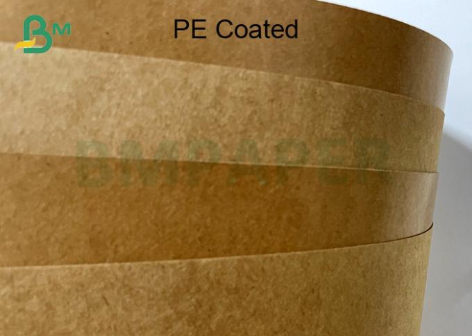 Масло и влагостойкое PE покрыли бумагу Kraft для коробок упаковки еды