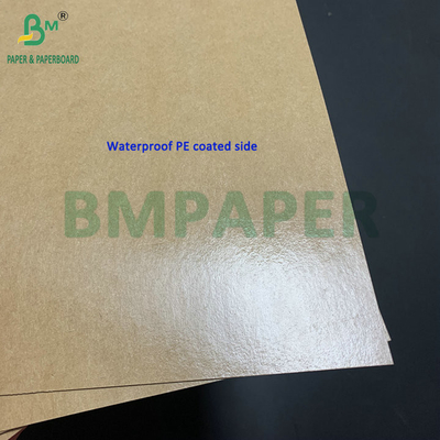 Стеклостойкая 15г PE покрытая 250г 270г Kraft Paperboard для еды на вынос