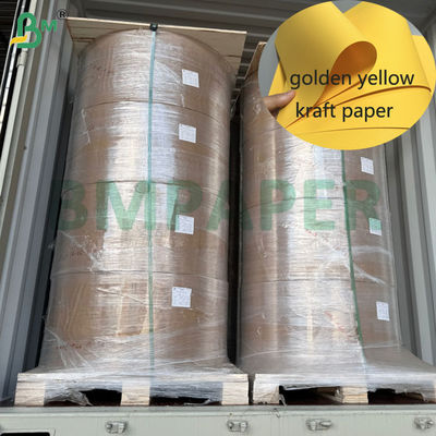 85 грамм 90 грамм Сильная прочность Золото Желтая крафт-бумага для оболочки 70 см 80 см барабан
