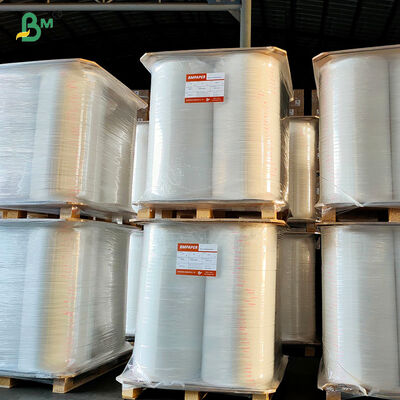 Бумажная обертка для пищевых соломинок белого цвета, 28 грамм, ширина рулона 32 мм, 35 мм, 37 мм