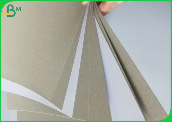 Макулатурный картон C1S 400gsm серый покрыл белый задний размер Customzied серого цвета в листах
