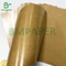 Жироустойчивая упаковка для пищевых продуктов коробка коричневая Kraft PE покрытая бумажная рулонка