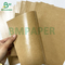 Жироустойчивая упаковка для пищевых продуктов коробка коричневая Kraft PE покрытая бумажная рулонка