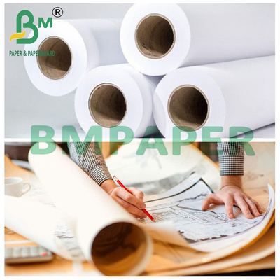 Яркая белая бумага для CAD-печати 36" x 150ft 20LB на 2" ядро