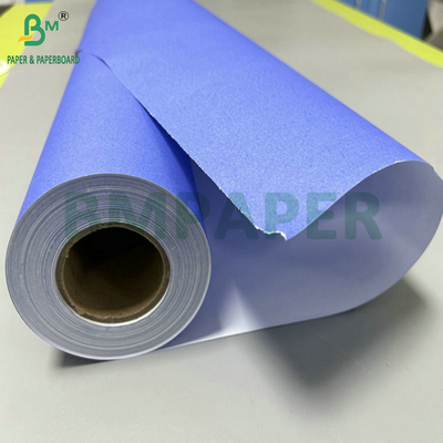 20lb 24" x 150ft не покрытая однолипая фиолетовая синяя цифровая бумага для печати CAD чертежей