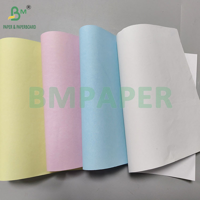 80гсм CB CFB CF Carbonless Copy Paper Roll 242мм×12000м Изображение Синее