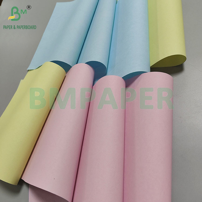 80гсм CB CFB CF Carbonless Copy Paper Roll 242мм×12000м Изображение Синее