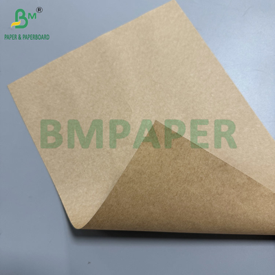 60гм коричневая Kraft Greaseproof бумажные рулоны для жареной пищевой упаковки Kit 7 устойчивость к маслам