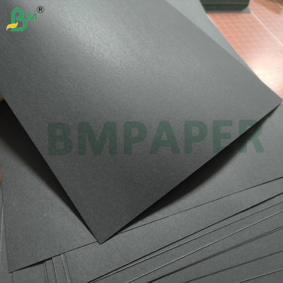 Черная обложка Карточка запас 92lb 250гм толстый двусторонний черный непокрытая бумага