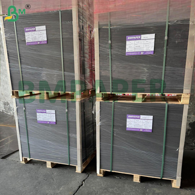 Черная обложка Карточка запас 92lb 250гм толстый двусторонний черный непокрытая бумага
