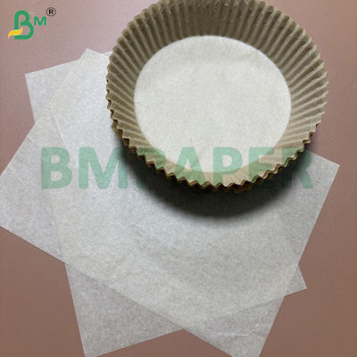 40 гг воздушный фрайер печь бумаги двусторонний силиконовый коричневый крафт на заказ листы / рулоны