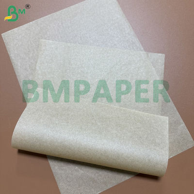 40 гг воздушный фрайер печь бумаги двусторонний силиконовый коричневый крафт на заказ листы / рулоны