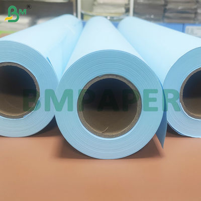 Двусторонняя синяя бумага для чертежей 80 г/м² в рулонах для инженерных чертежей