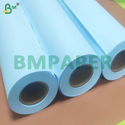 Двусторонняя синяя бумага для чертежей 80 г/м² в рулонах для инженерных чертежей