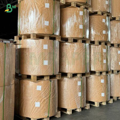 40 гсм + 10 гсм Нефтяная односторонняя блестящая PE-покрытая бумага для упаковки продуктов питания