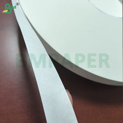 Роллы нарезки Белая крафт-бумага для упаковки соломы 24 гм 35 мм рулон