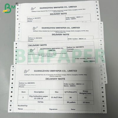 Неуглеродистый лист бумаги с многоцветным основанием CFB CFB CB для двойной формы