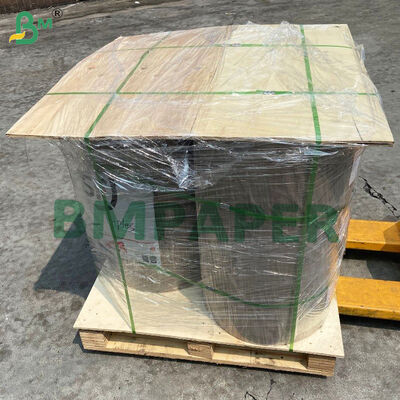 Машинно глазированная коричневая ребраная крафт-бумага для сумок и конвертов