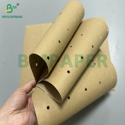 75gsm 80gsm 72inch 74inch Perforated Underlayer Brown Paper Roll For Garment