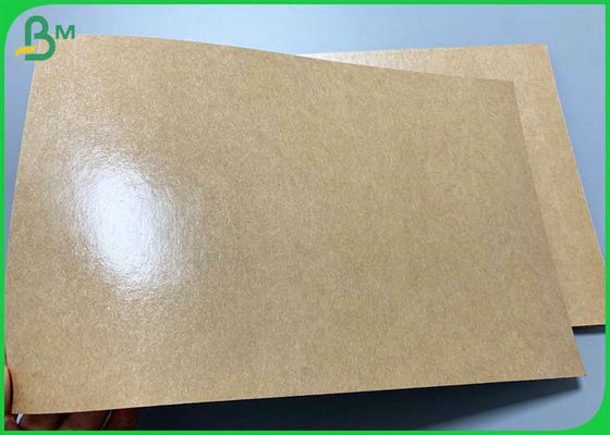 Бумага качества еды покрытая PE 300g Kraft для устранимой французской коробки картофеля фри