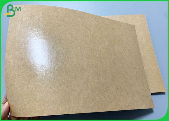 Бумага качества еды покрытая PE 300g Kraft для устранимой французской коробки картофеля фри