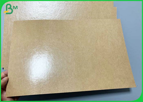 Бумага качества еды покрытая PE 300g Kraft для устранимой французской коробки картофеля фри
