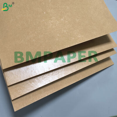 Коричневый PE покрытый Kraft Paper Контейнер для пищевых продуктов водонепроницаемый PE покрытие с одной стороны